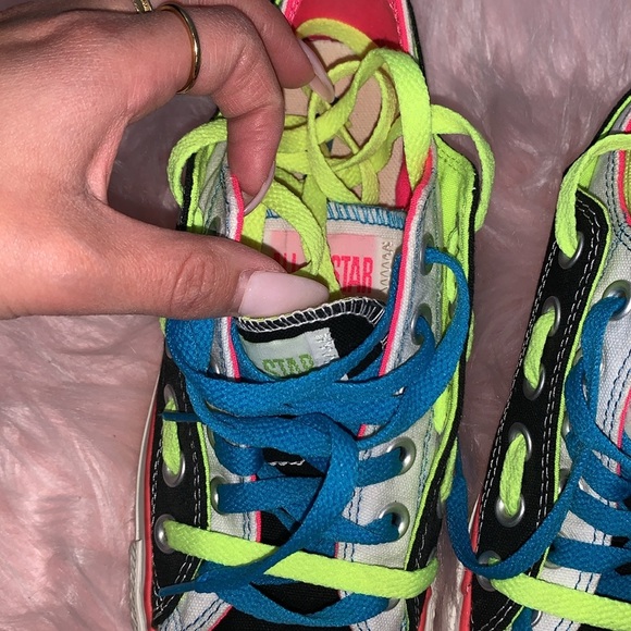 RARE Double Low Top Converse - Picture 3 of 6